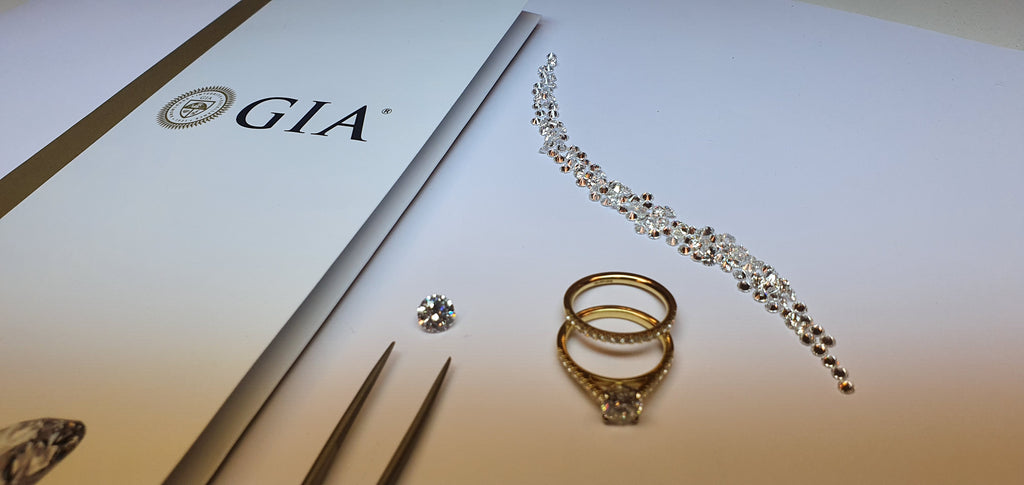 GIA (Gemmological Institute of America) certified diamonds