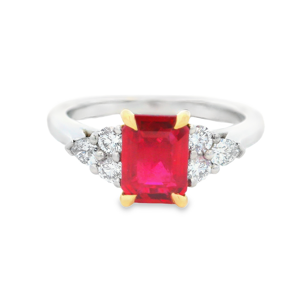 Ruby Engagement Ring Ruby Engagement Rings At Hatton Garden