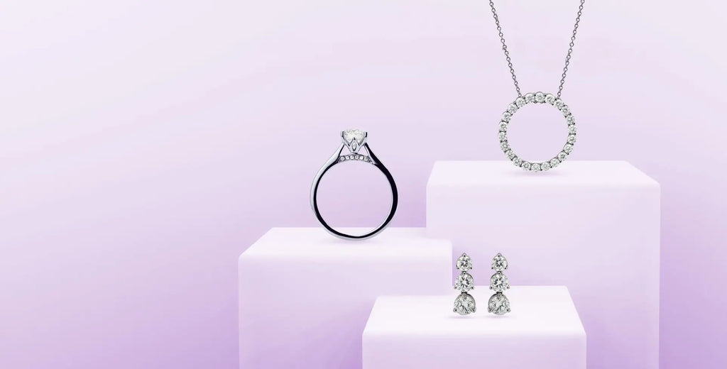 Beverley Hills Jewellers Diamond Jewellery on display