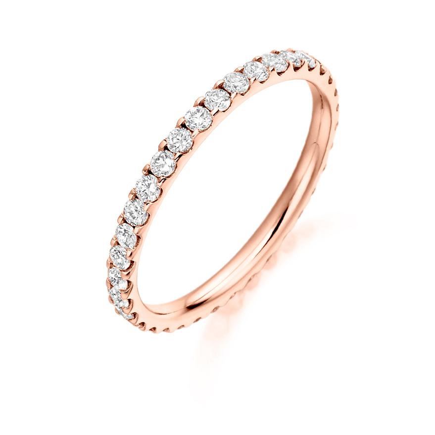 Micro Set 0.75ct Full - Jade Wedding Rings