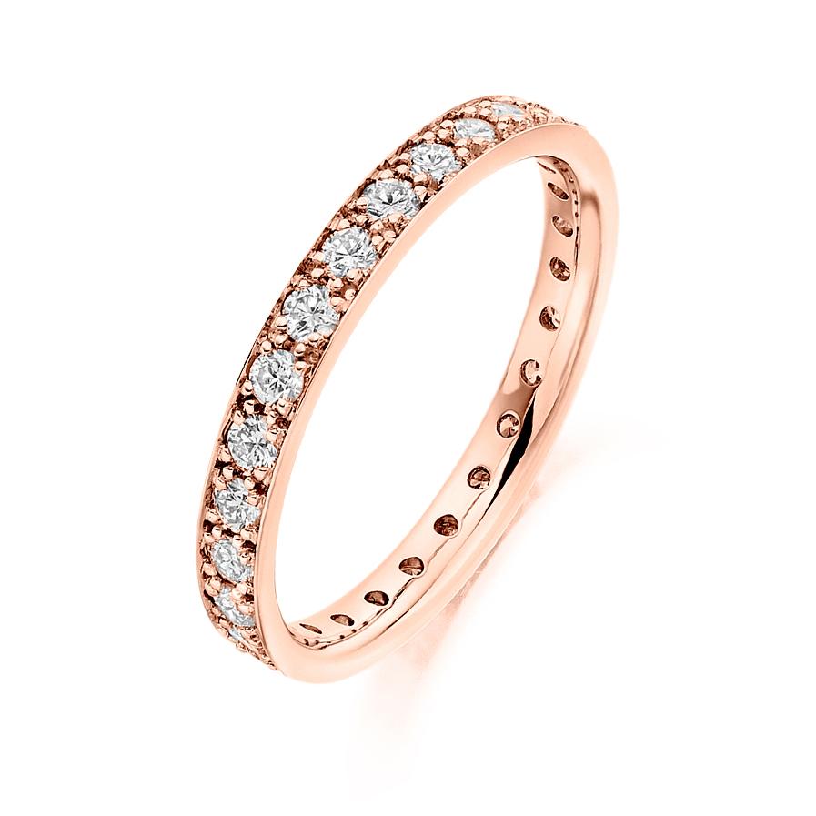 Grain Set 0.80ct Full - Jade Wedding Rings