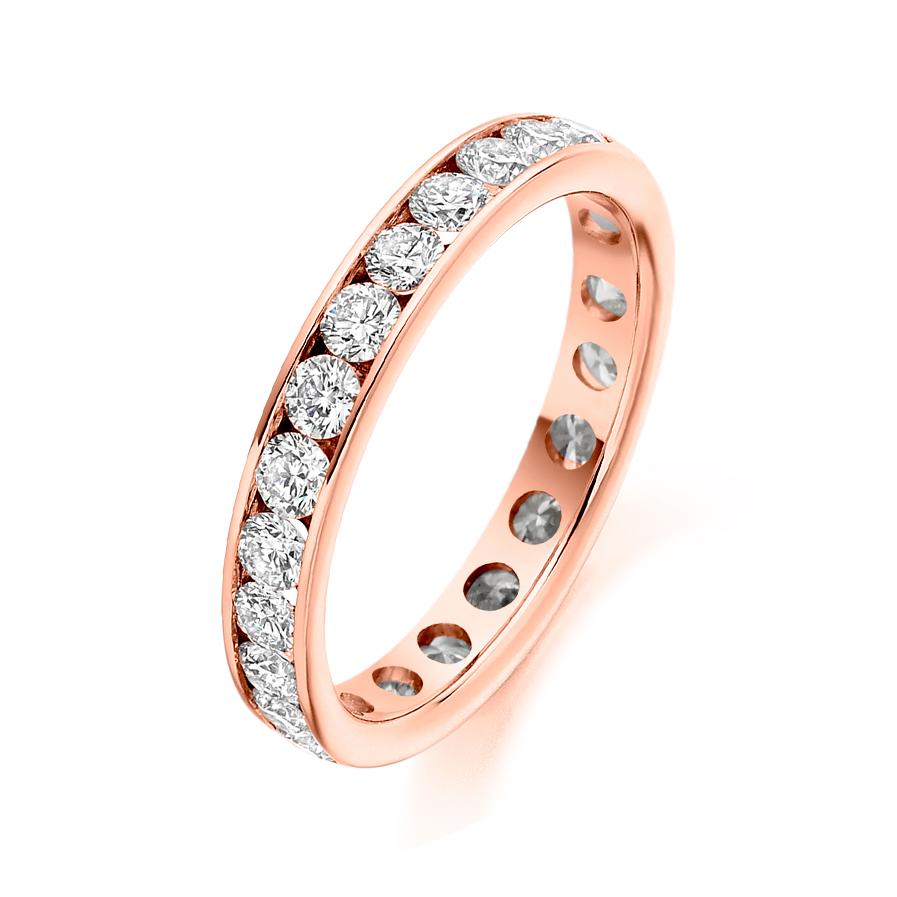 Channel Set 1.35ct Full - Jade Wedding Rings